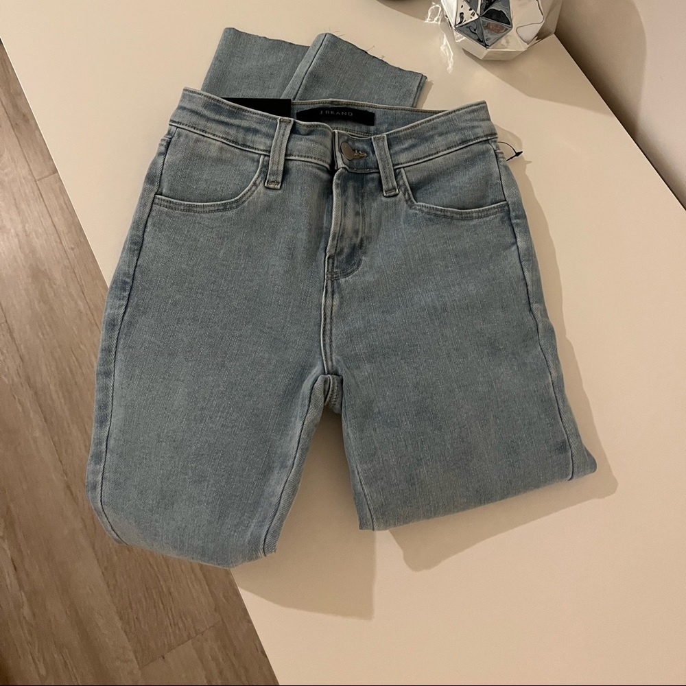 J Brand Sophia High Rise Supper Skinny Stretch Denim Jeans